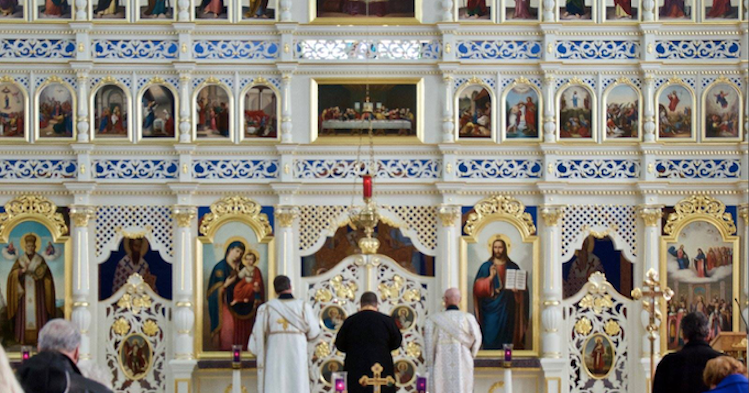 Iconostasis & Holy Place Ikons - St. Mary Pokrova Byzantine Catholic Church